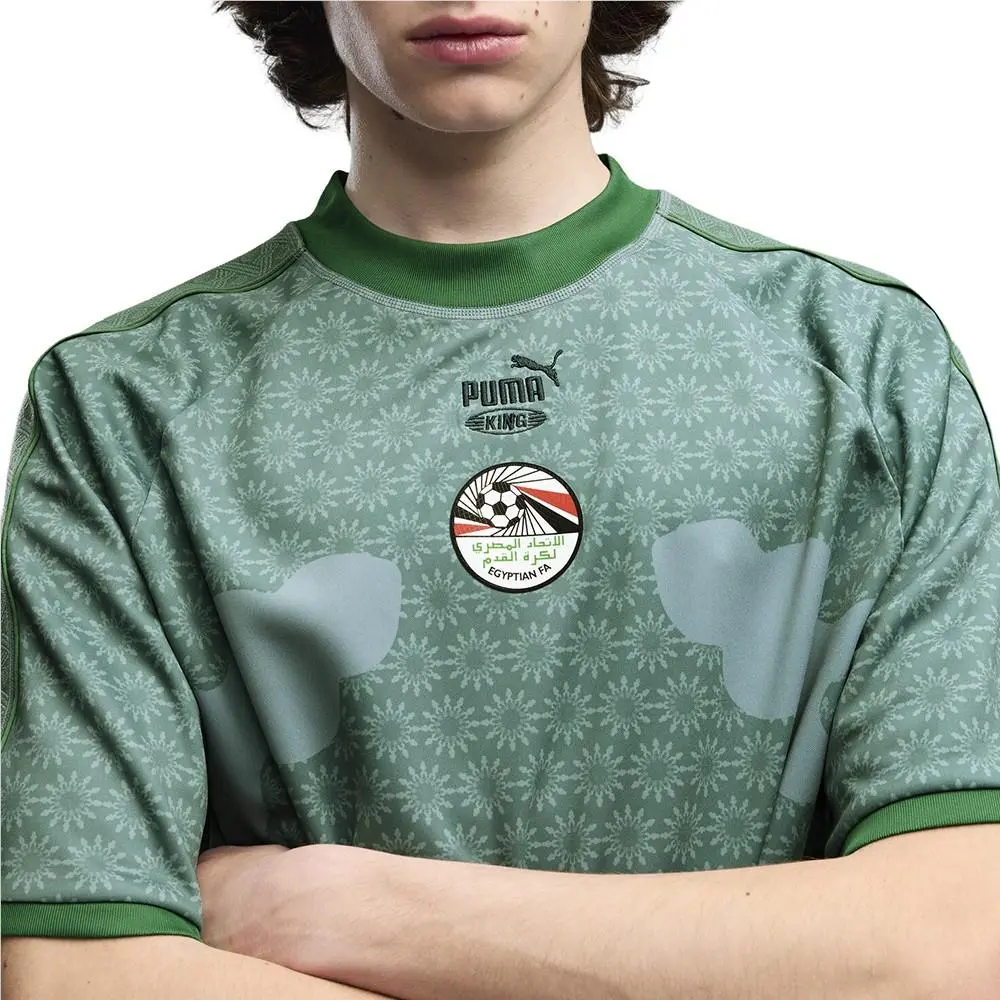 Puma clothing - PUMA  X Egypt X Salehe Bembury King Soccer Jersey - 63511387 - Green (UPC: 199259379446) 4