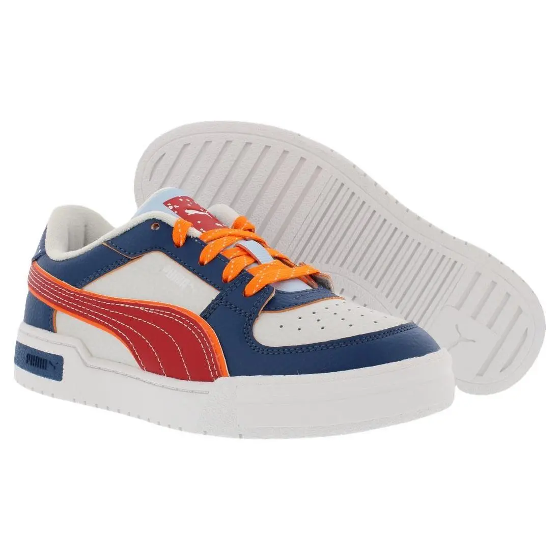 Puma CA Pro Arctic Patrol Leather PS Boys Shoes Size 2.5 Color: Sailing