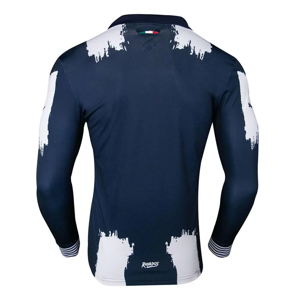 Puma clothing - PUMA C.F. Monterrey Edición Especial `25 Collared Long Sleeve Rep - 70687801 - Blue (UPC: 197674402817) 0