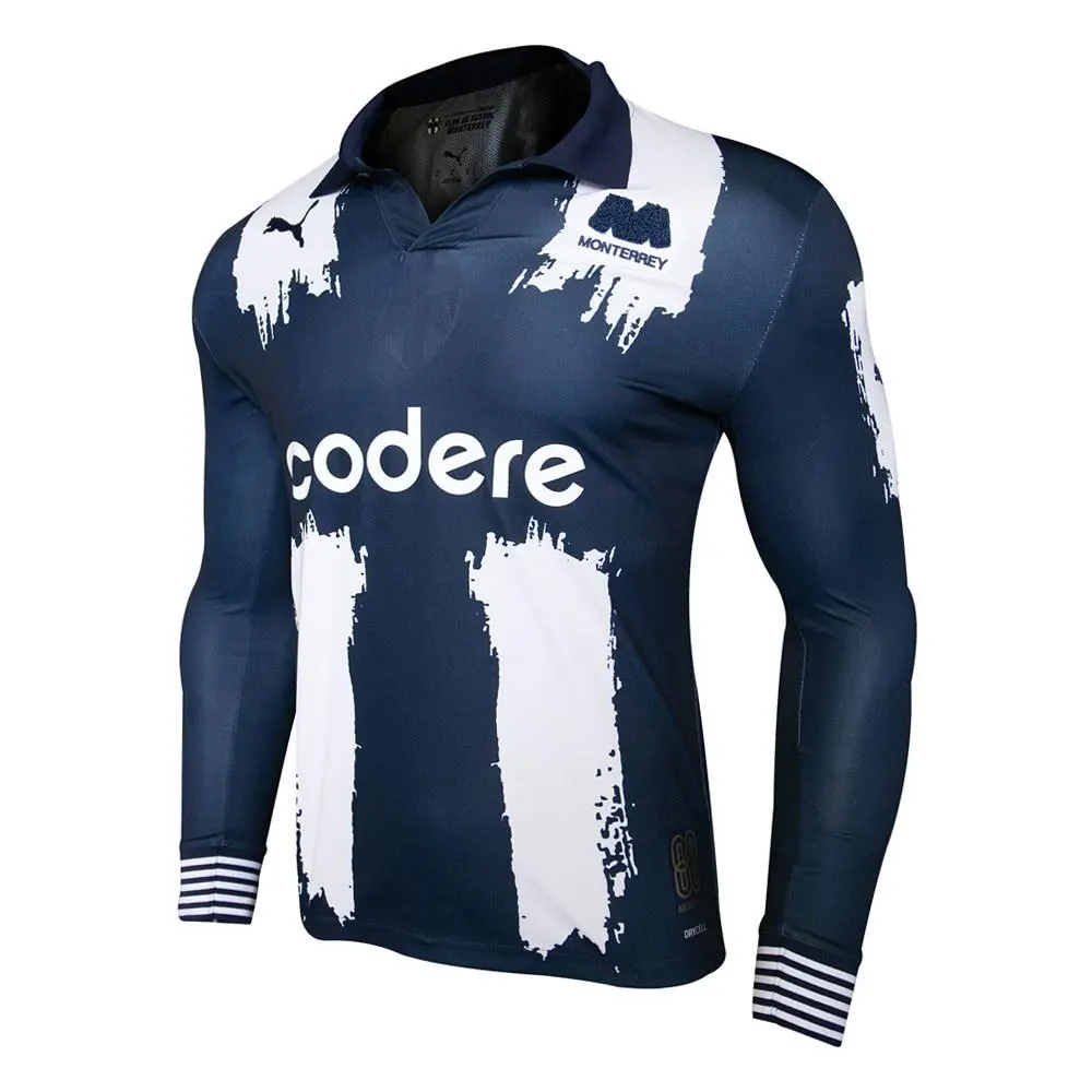 Puma clothing - PUMA C.F. Monterrey Edición Especial `25 Collared Long Sleeve Rep - 70687801 - Blue (UPC: 197674402817) 1
