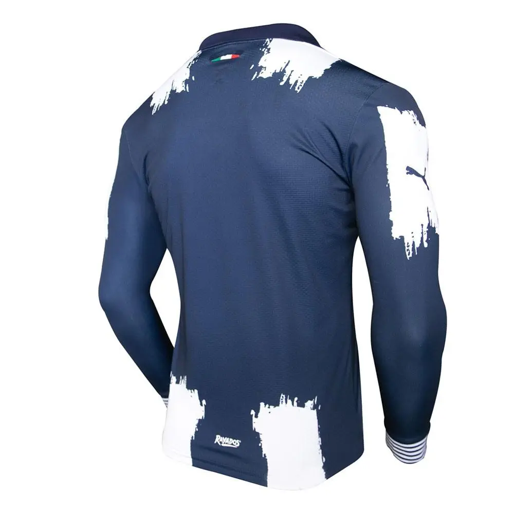 Puma clothing - PUMA C.F. Monterrey Edición Especial `25 Collared Long Sleeve Rep - 70687801 - Blue (UPC: 197674402817) 2
