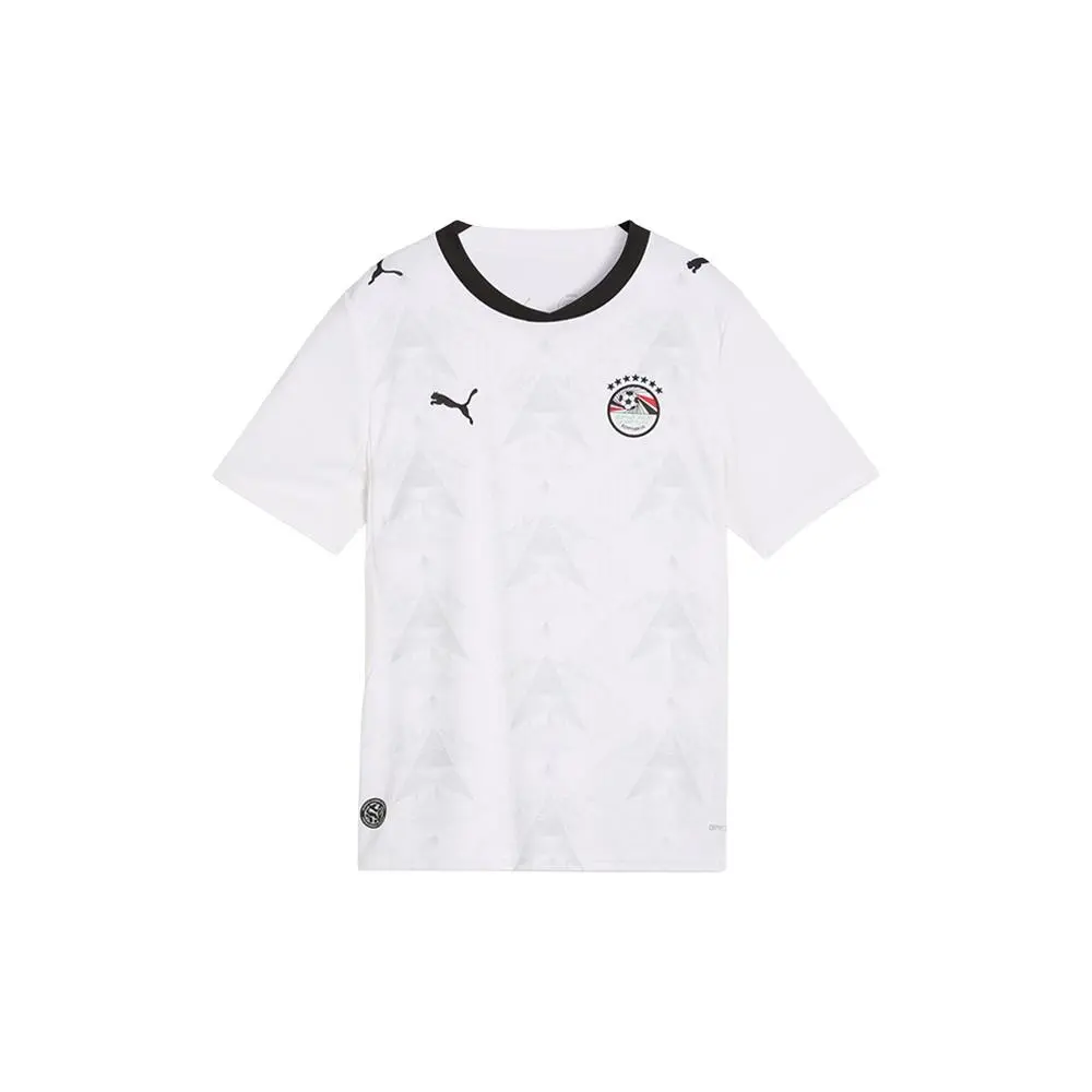 Puma Egypt Crew Neck Short Sleeve Soccer Away Jersey Youth Boys Size S