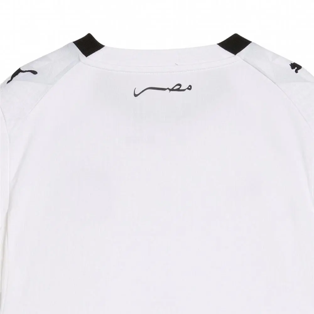 Puma clothing - PUMA Egypt Crew Neck Short Sleeve Soccer Away Jersey Replica Yout - 78355902 - White (UPC: 199259356423) 5