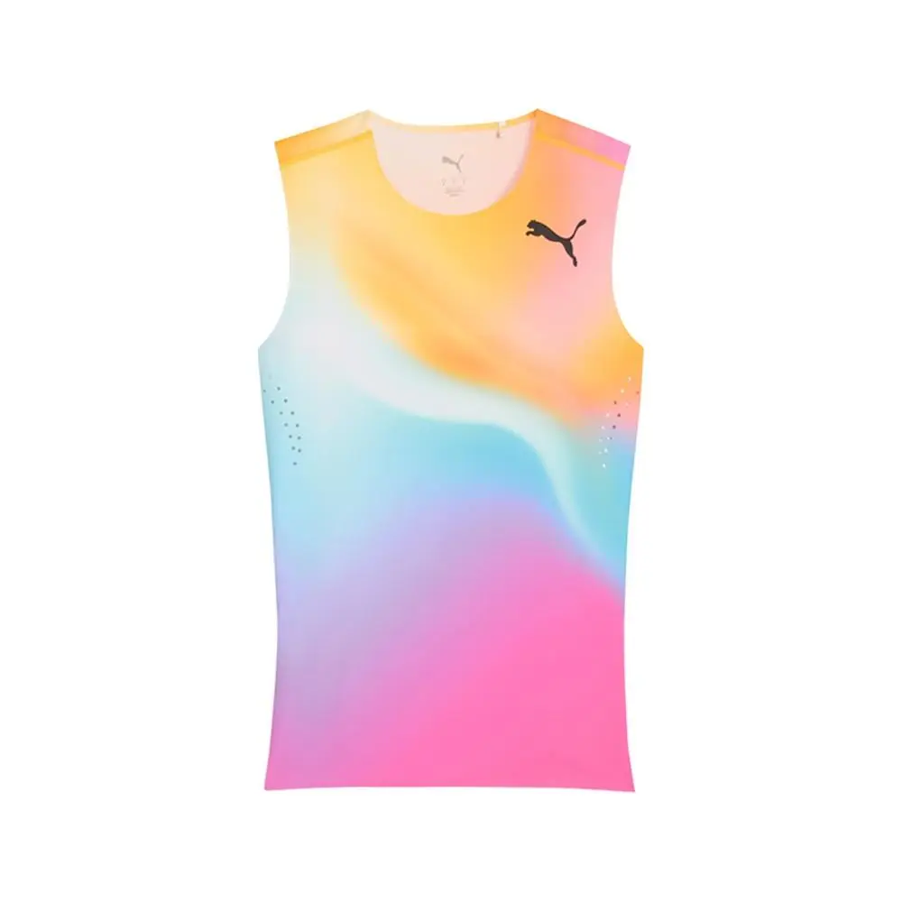 Puma Race Day Track Field Crew Neck Athletic Tank Top Mens Size L Casual Ath