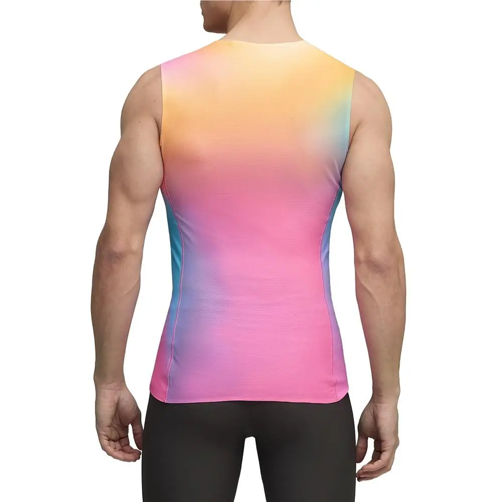 Puma clothing - PUMA Race Day Track  Field  Crew Neck Athletic Tank Top - 60782801 - Blue, Orange, Pink (UPC: 199260212589) 2