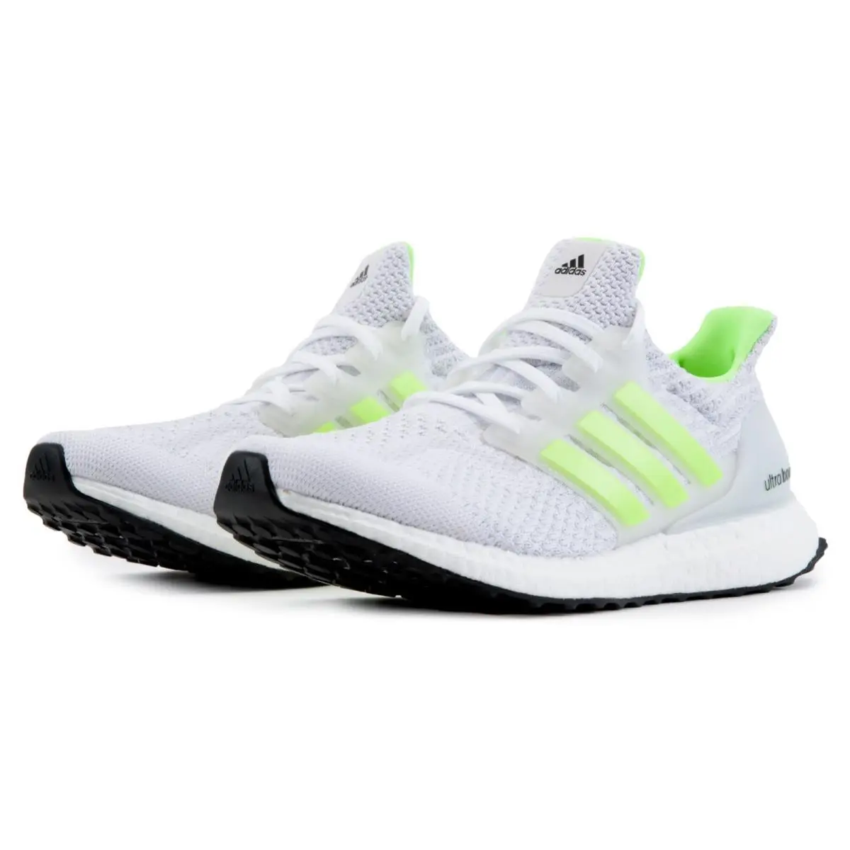 Adidas Ultraboost 5.0 Dna Men`s Running Shoes White/green/gray Size 7 US