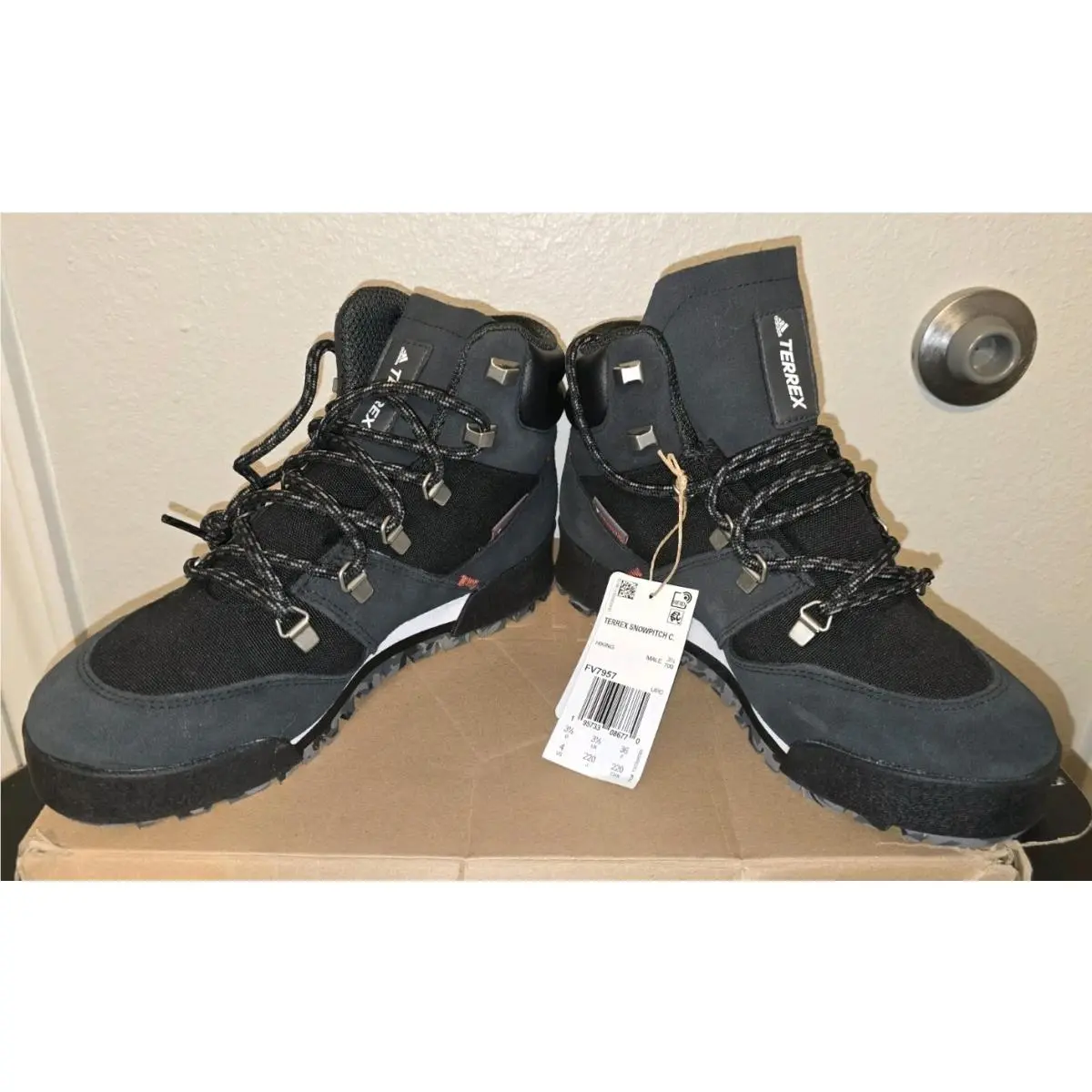 Adidas shoes - Terrex Snowpitch - Terrex Snowpitch - FV7957 - Black (UPC: 195863086770) 4