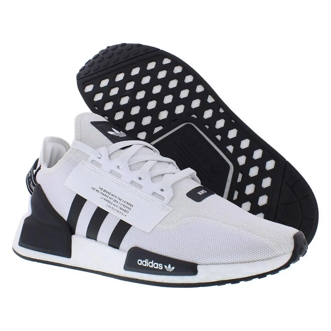 Adidas Nmd R1.V2 Mens Shoes Size 7 Color: Cloud White/core Black/core Black