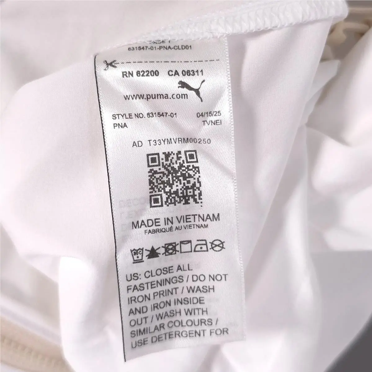 Puma clothing - White (UPC: 198555019537) 9