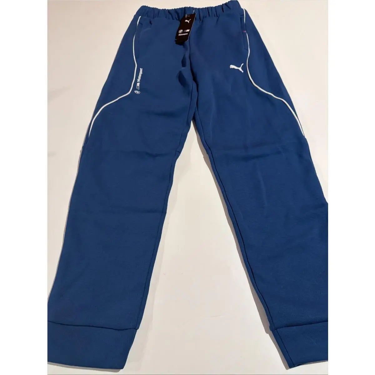 Puma Bmw M Motorsport Men`s Motorsport Sweatpants Blue Sz S 624146 Outdoor