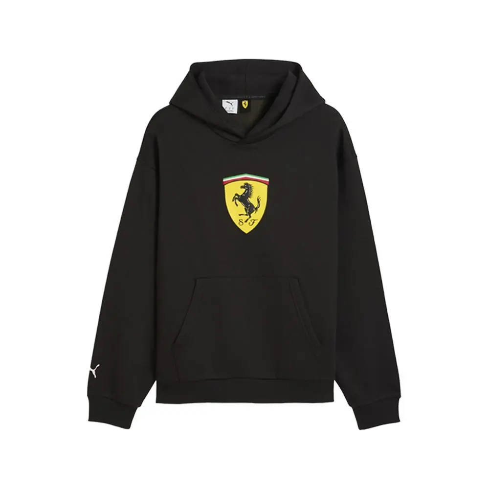 Puma Scuderia Ferrari Colored Shield Fleece Hoodie Mens Size XL Casual Outerwea