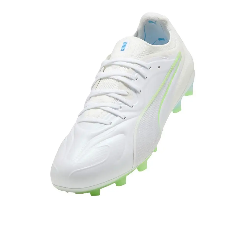 Puma shoes - PUMA King 20 Ultimate White FirmArtificial Ground Soccer Cleat - 10938801 - White (UPC: 199261838412) 4