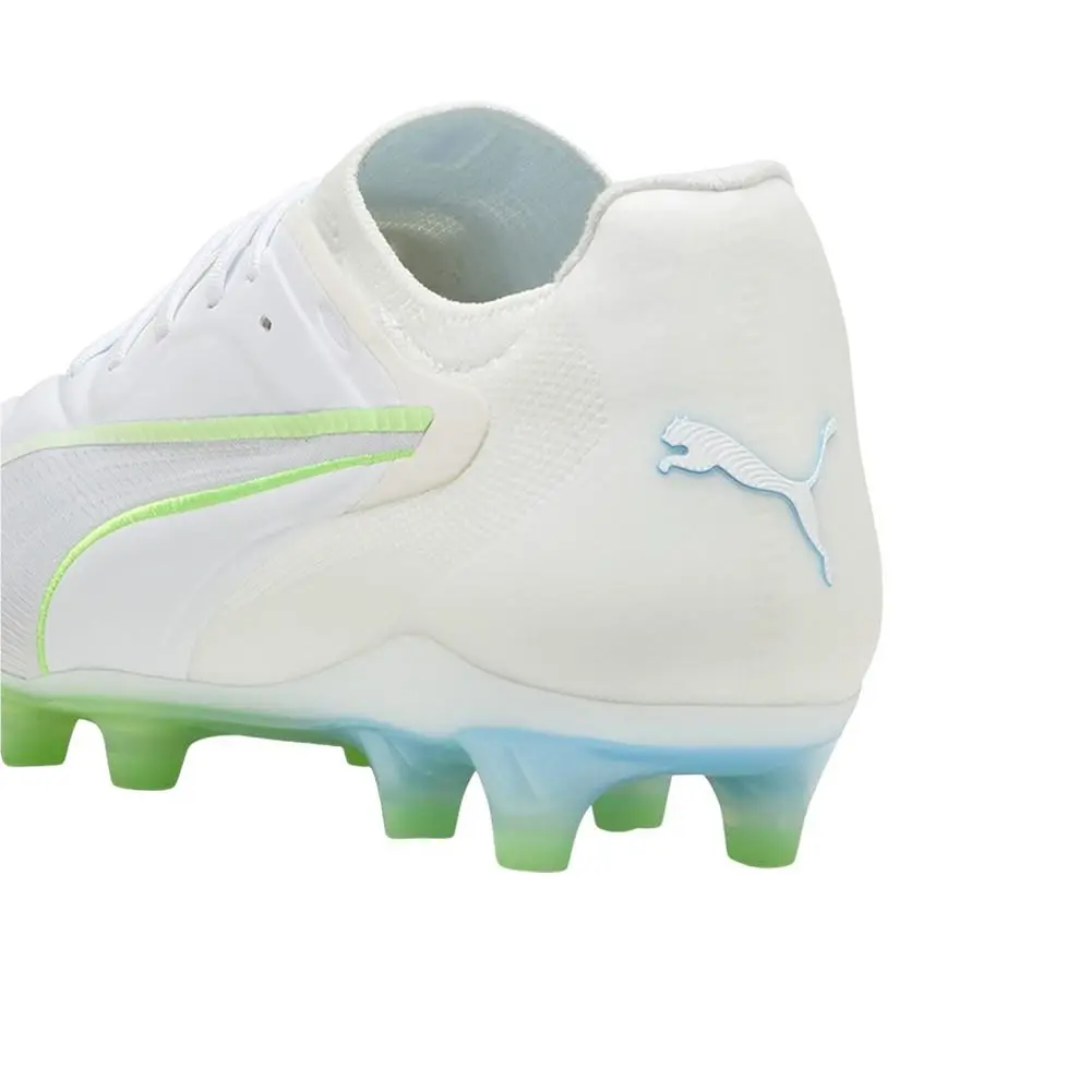 Puma shoes - PUMA King 20 Ultimate White FirmArtificial Ground Soccer Cleat - 10938801 - White (UPC: 199261838412) 5