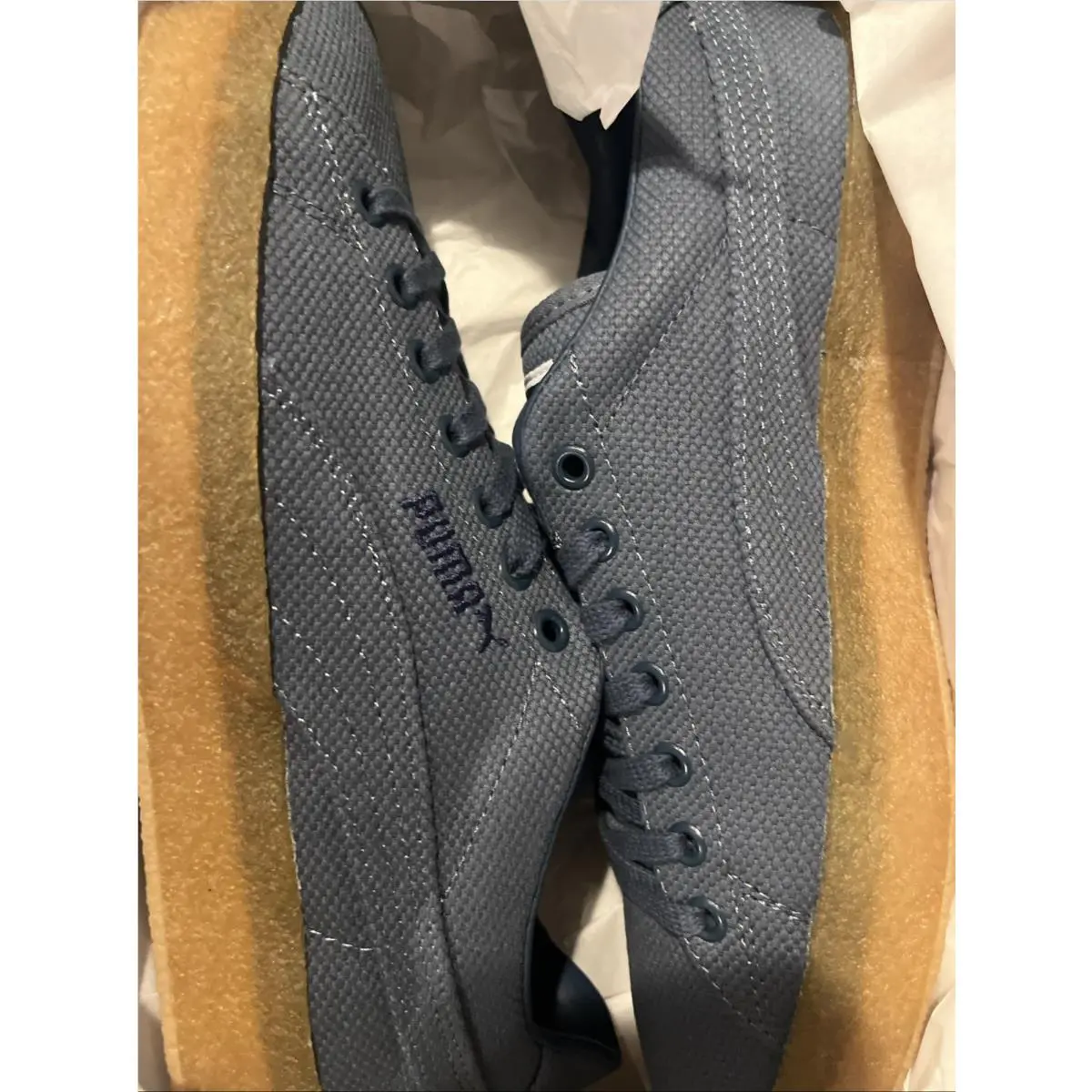 Puma shoes - PUMA Suede Crepe Canvas - Suede Crepe Canvas - Blue, Brown 0