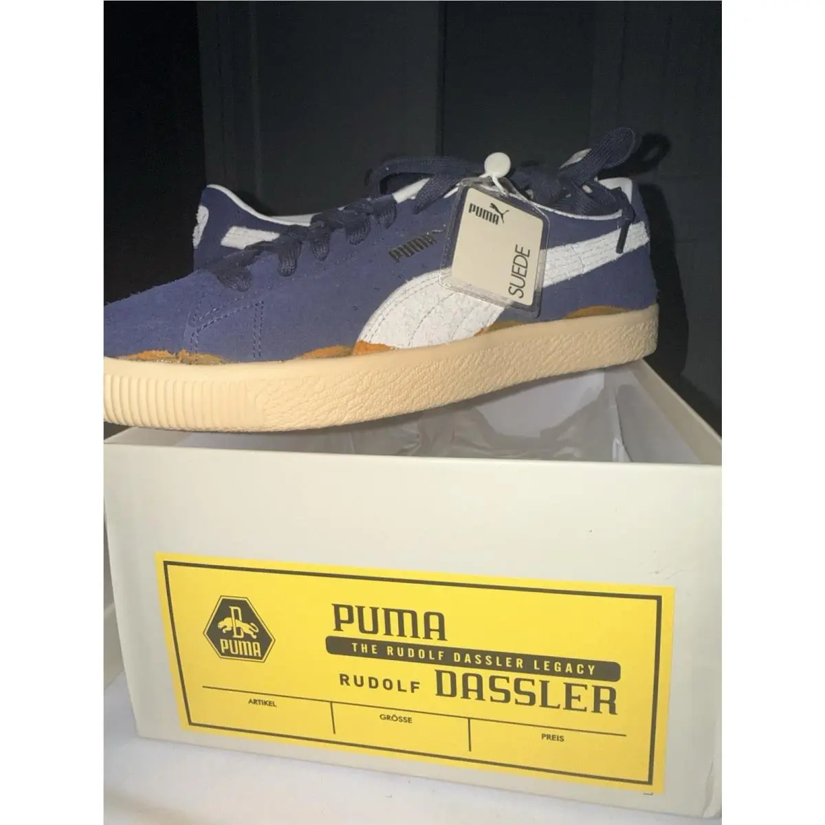 Puma shoes - PUMA Suede - Suede - 394832-01 - Blue 5