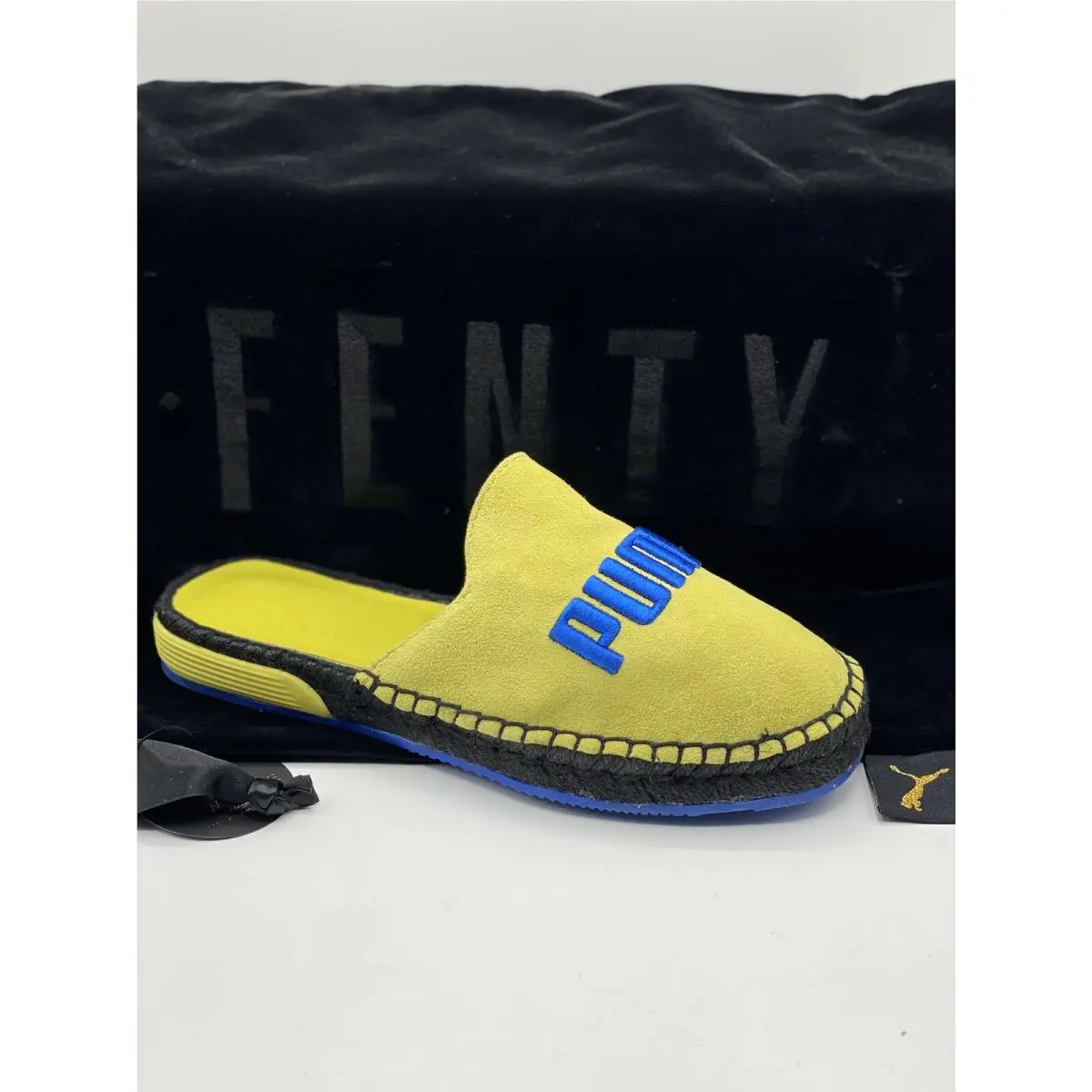 x Fenty Rihanna Espadrille 6.5 Yellow Shoes by Puma