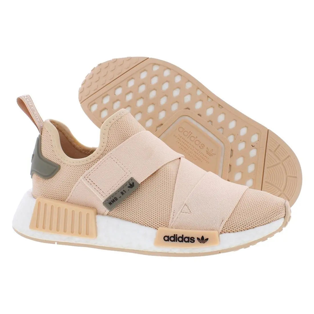 Adidas Nmd R1 Strap Womens Shoes Size 7.5 Color: Light Pink/white