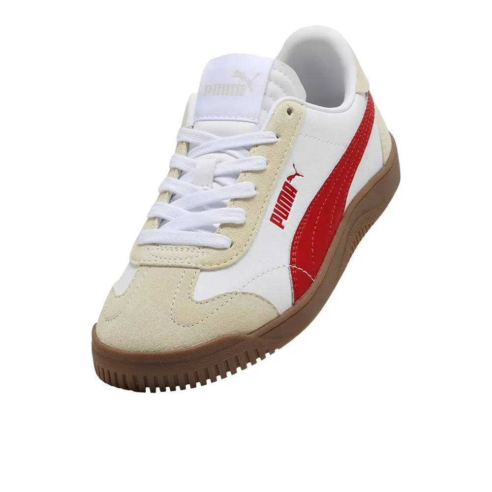 Puma shoes - PUMA Club 5V5 Suede Lace Up  Youth - 39816020 - White (UPC: 199259712632) 4