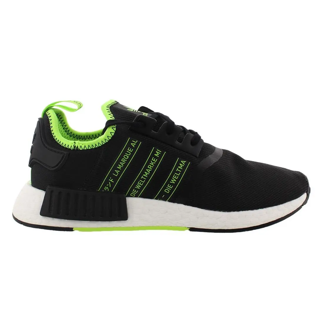 Adidas shoes - Black/Neon Green, Main: Black (UPC: 191977094052) 1