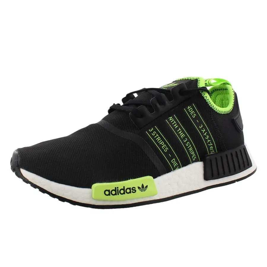 Adidas shoes - Black/Neon Green, Main: Black (UPC: 191977094052) 3