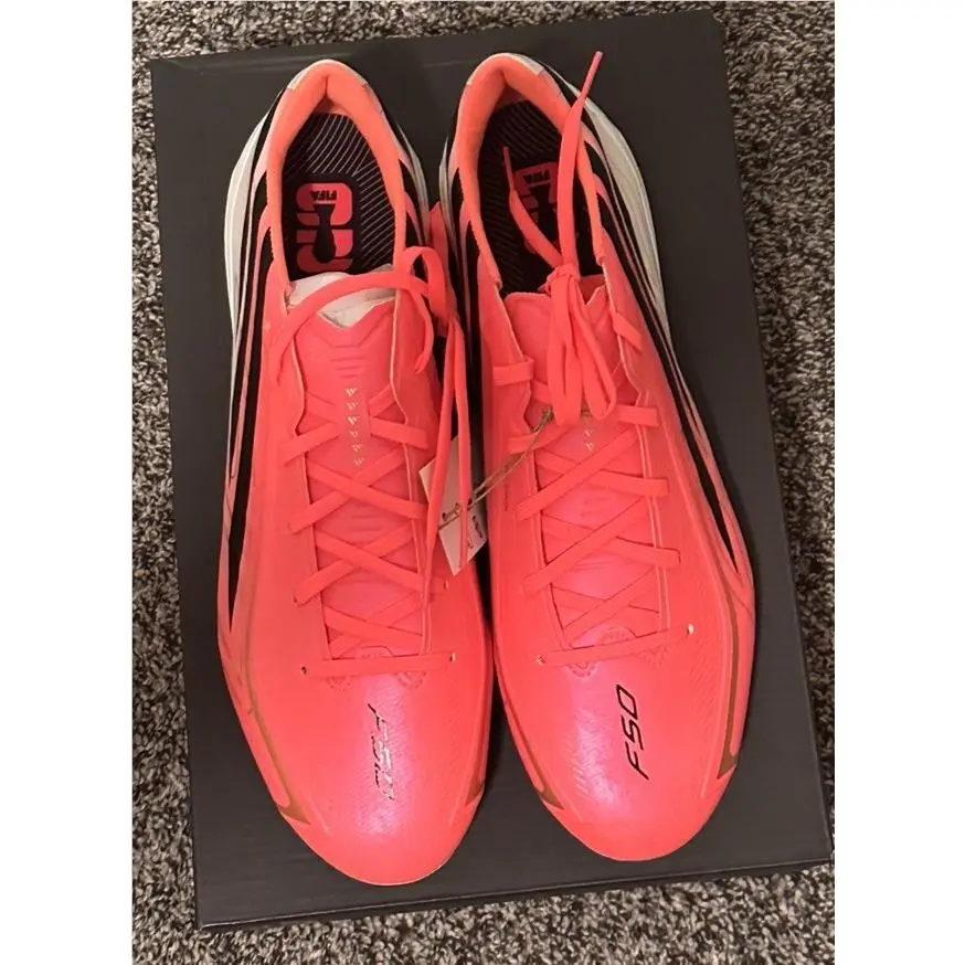 Adidas F50 Hyperfast Club Firm Ground / Multi Ground Soccer Cleats 9.5 Men