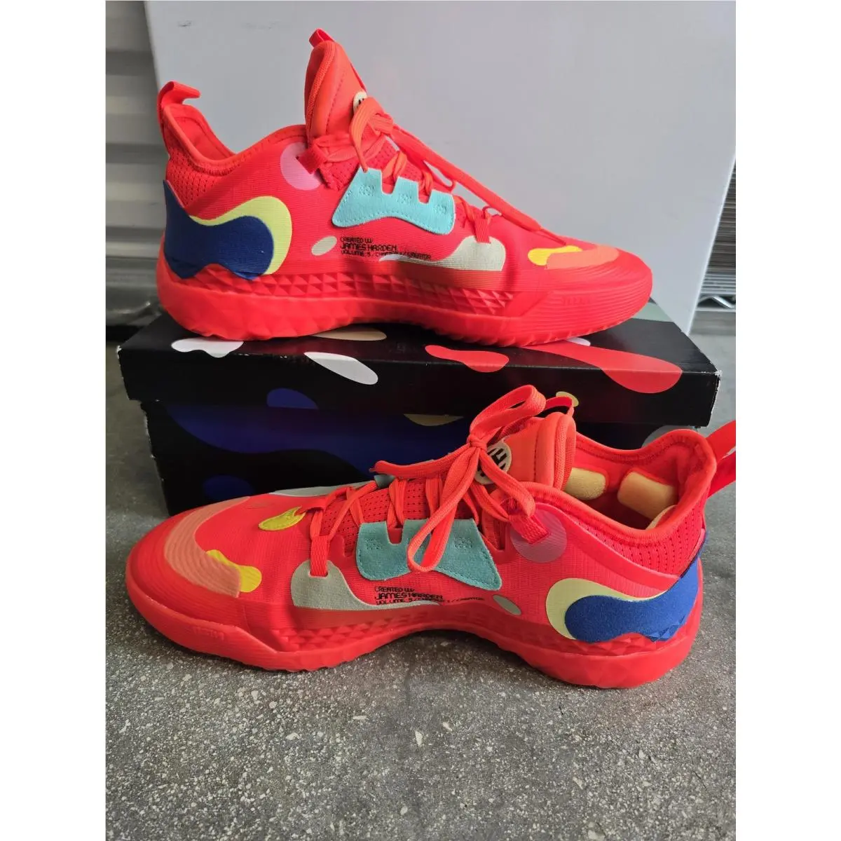 Adidas shoes - adidas Harden Vol. 5 - Harden - H68684 - Red 0