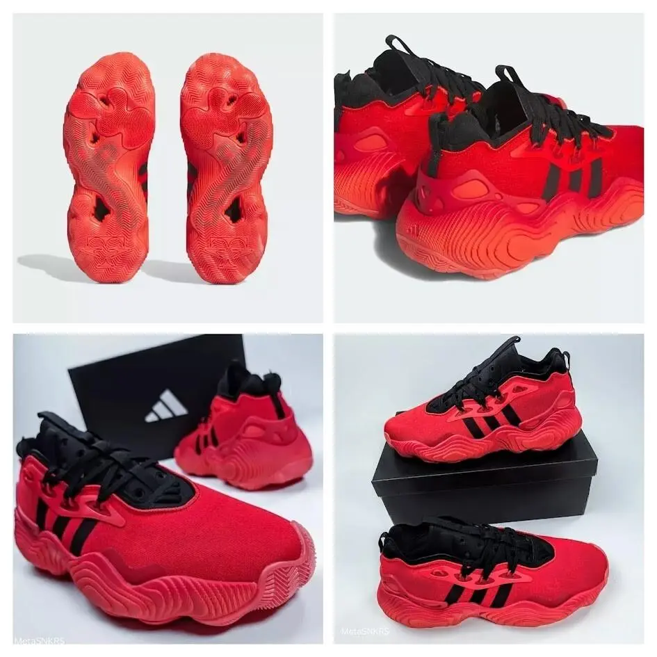 Adidas shoes - adidas Trae Young 3 - Trae Young - IE9361 - Scarlet Red/ Black/ Red 1
