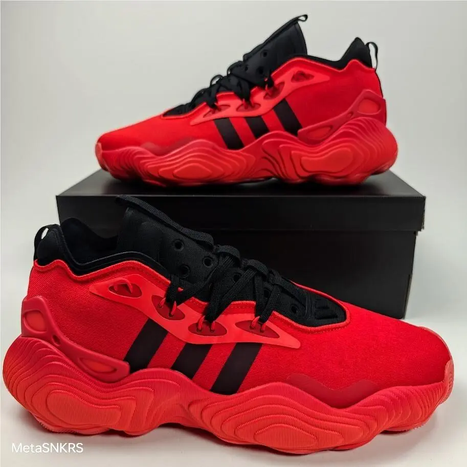 Adidas shoes - adidas Trae Young 3 - Trae Young - IE9361 - Scarlet Red/ Black/ Red 2