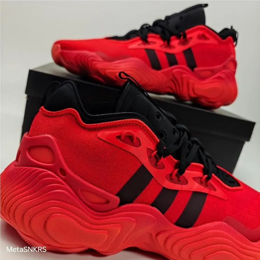 Adidas shoes - adidas Trae Young 3 - Trae Young - IE9361 - Scarlet Red/ Black/ Red 5