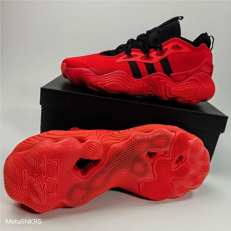 Adidas shoes - adidas Trae Young 3 - Trae Young - IE9361 - Scarlet Red/ Black/ Red 6