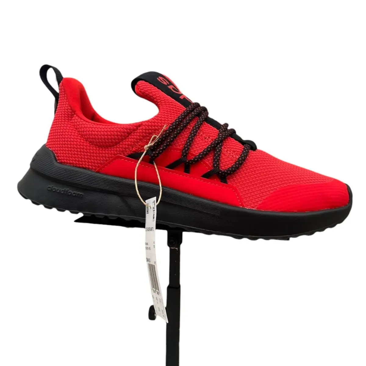 Adidas Youth Boys Girls Lite Racer Adapt Slip-on Sneakers Size 7 Red Black