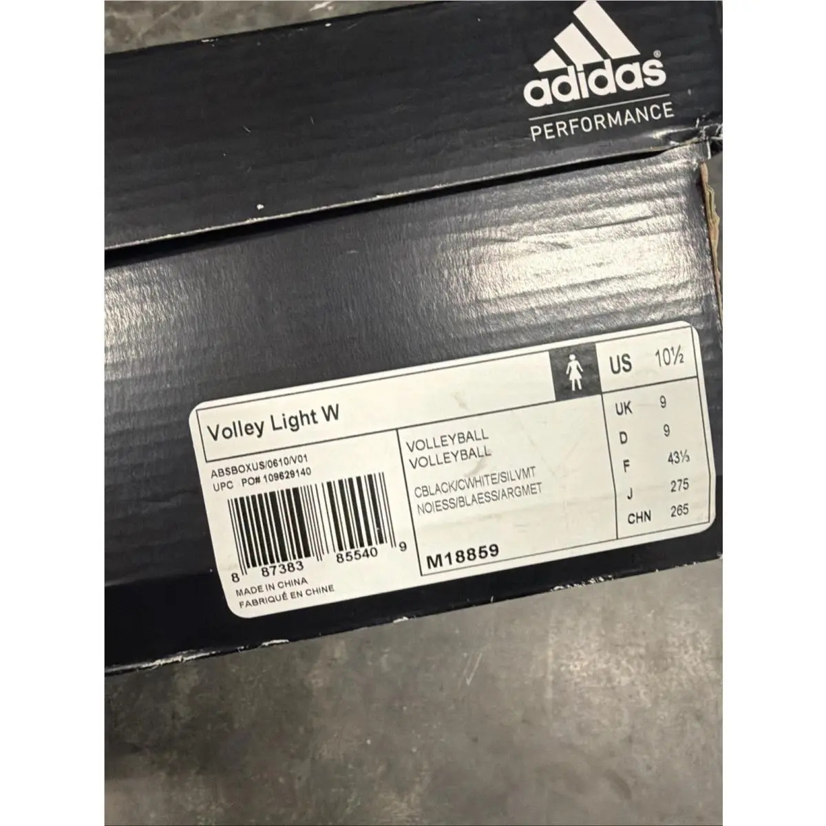 Adidas shoes - adidas Volley Light W - Volley Light - M18859 - Black 8