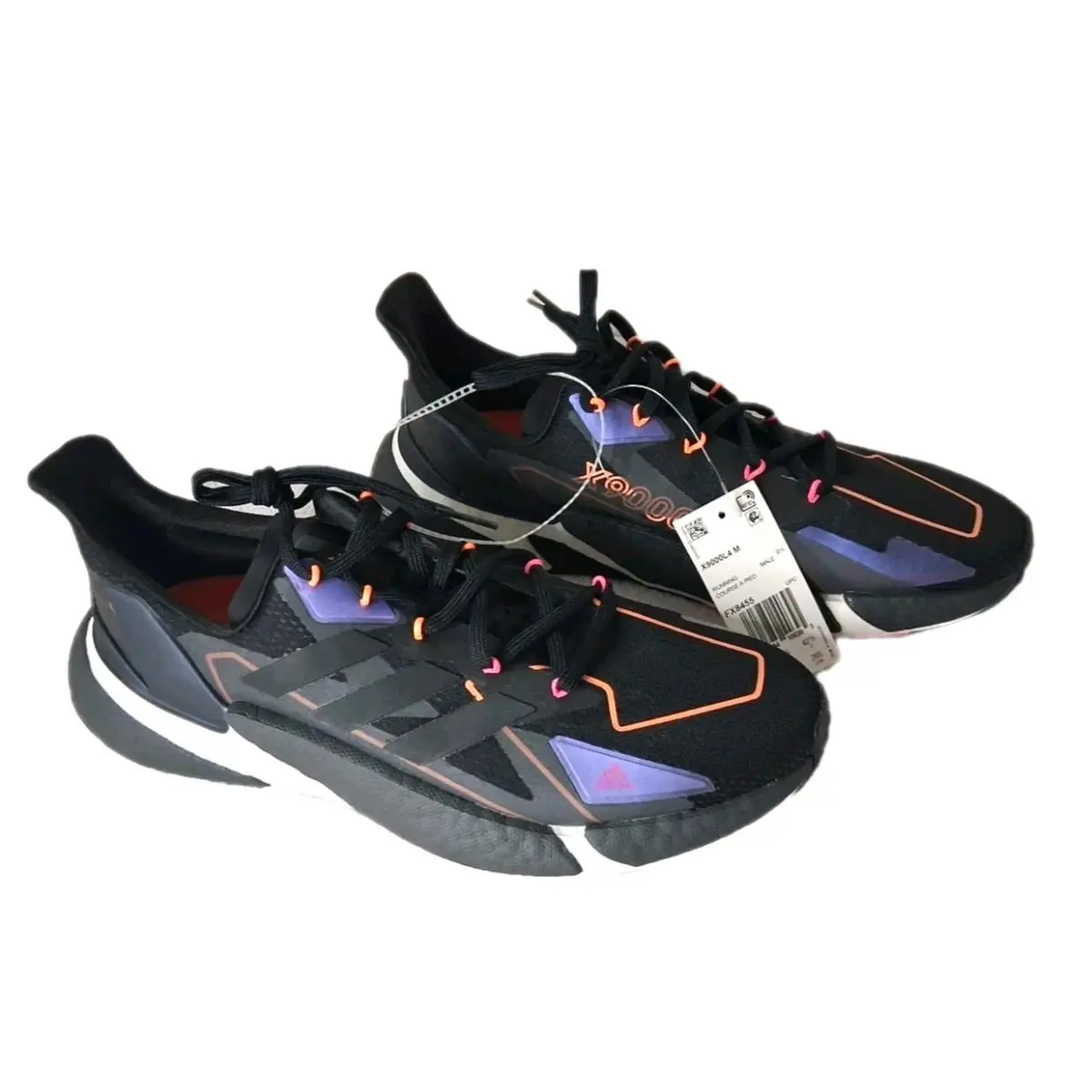 Adidas Mens Size 9 Heat.rdy X9000L4 M Black Screaming Pink Running Sneakers
