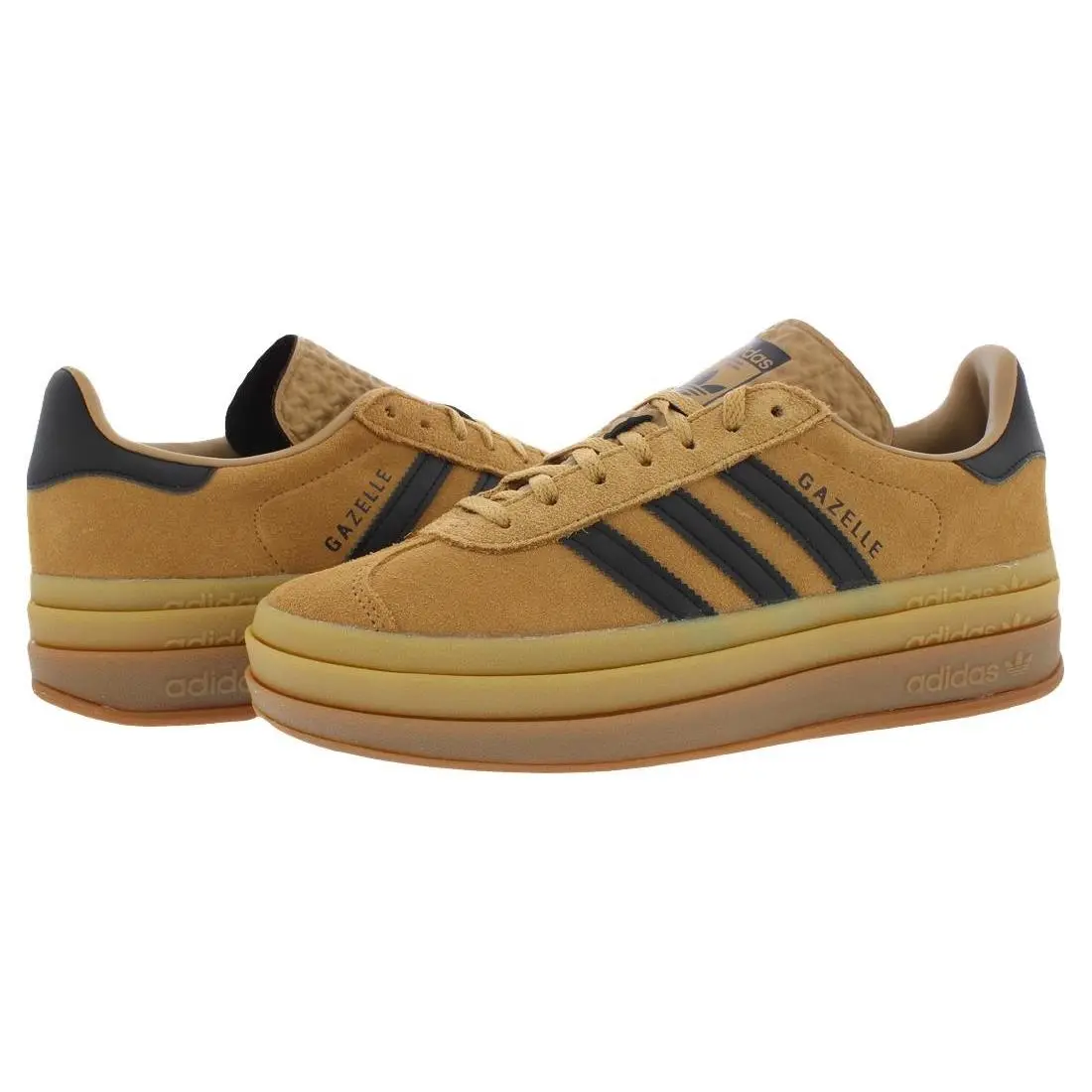 Adidas shoes - Cardboard/Core Black/Gum, Main: Brown (UPC: 197620350773) 0