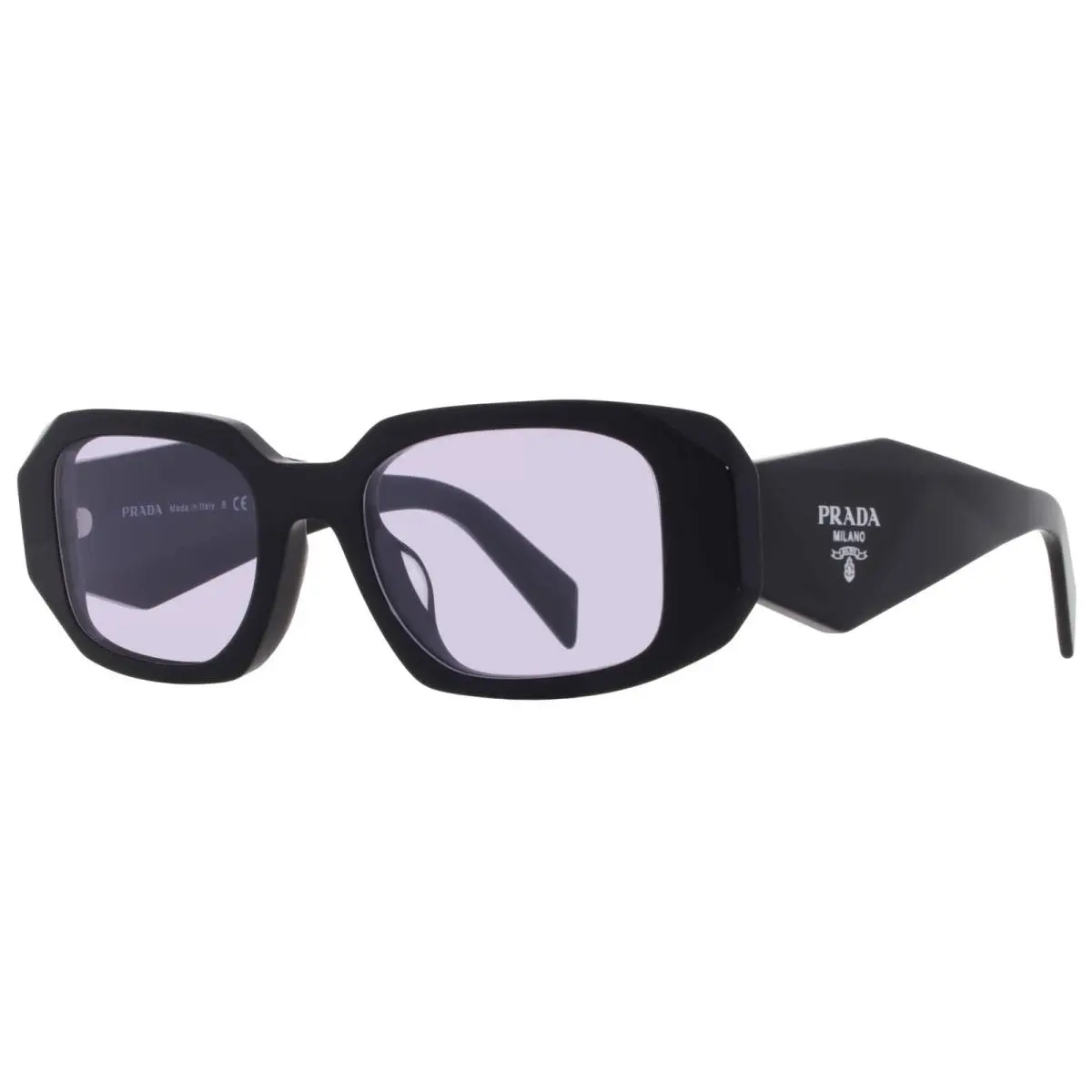 Prada Violet Rectangular Ladies Sunglasses PR 17WSF 16K40J 51 PR 17WSF 16K40J 51