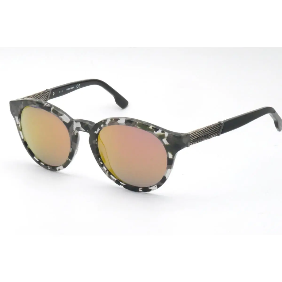 Diesel Vintage DS 0115 Sunglasses 51-20-140 Grey Tortoise Red Mir DL015-55L