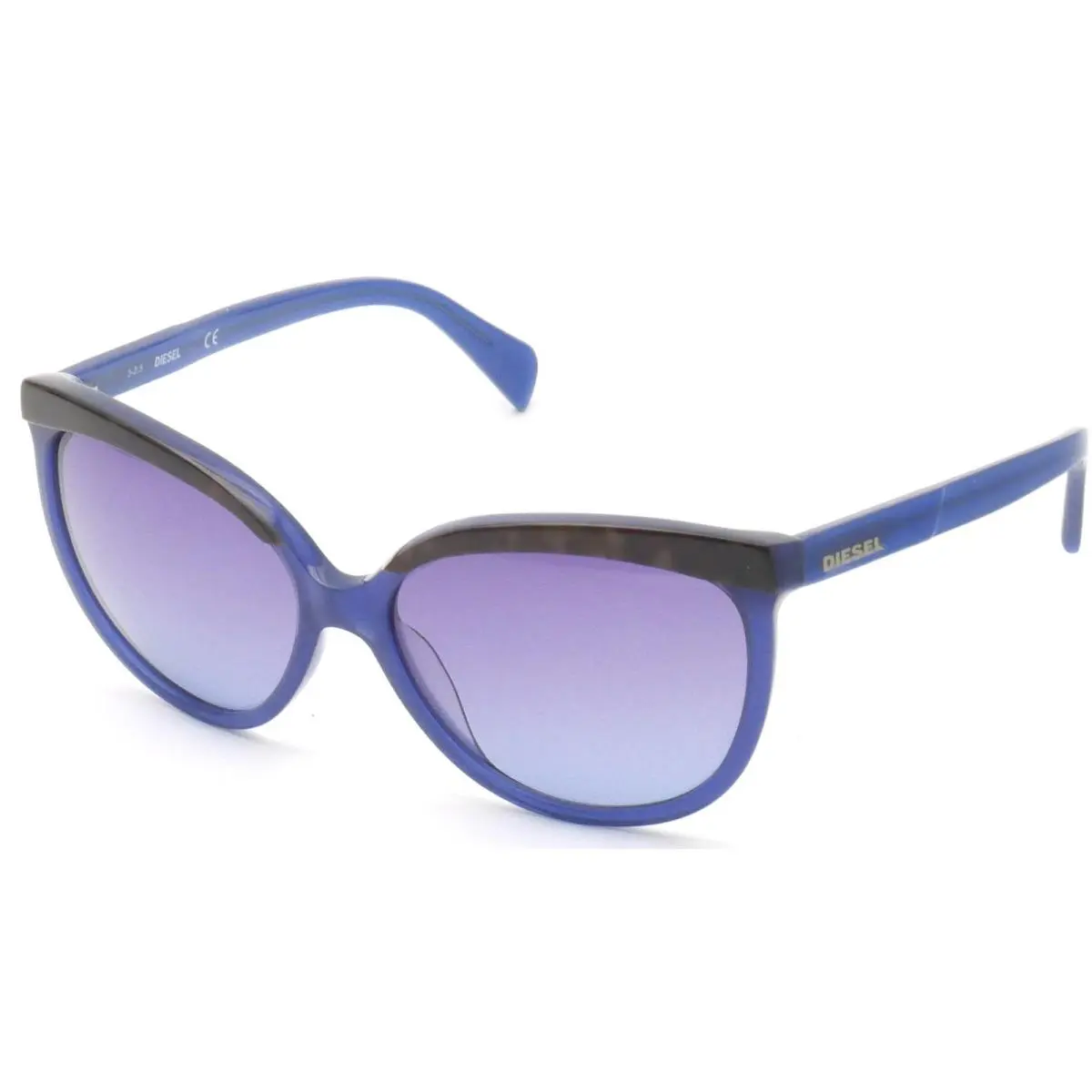 Diesel Vintage DL 0081 Sunglasses 59-16-140 Leopard Blue DL0081-55Z