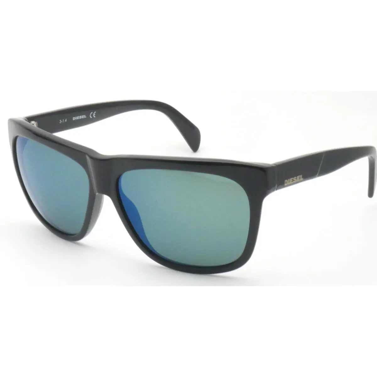 Diesel Vintage DS 0100 Sunglasses 58-13-140 Shy Blk Mat Blk Blue Mir DL0100-01Q
