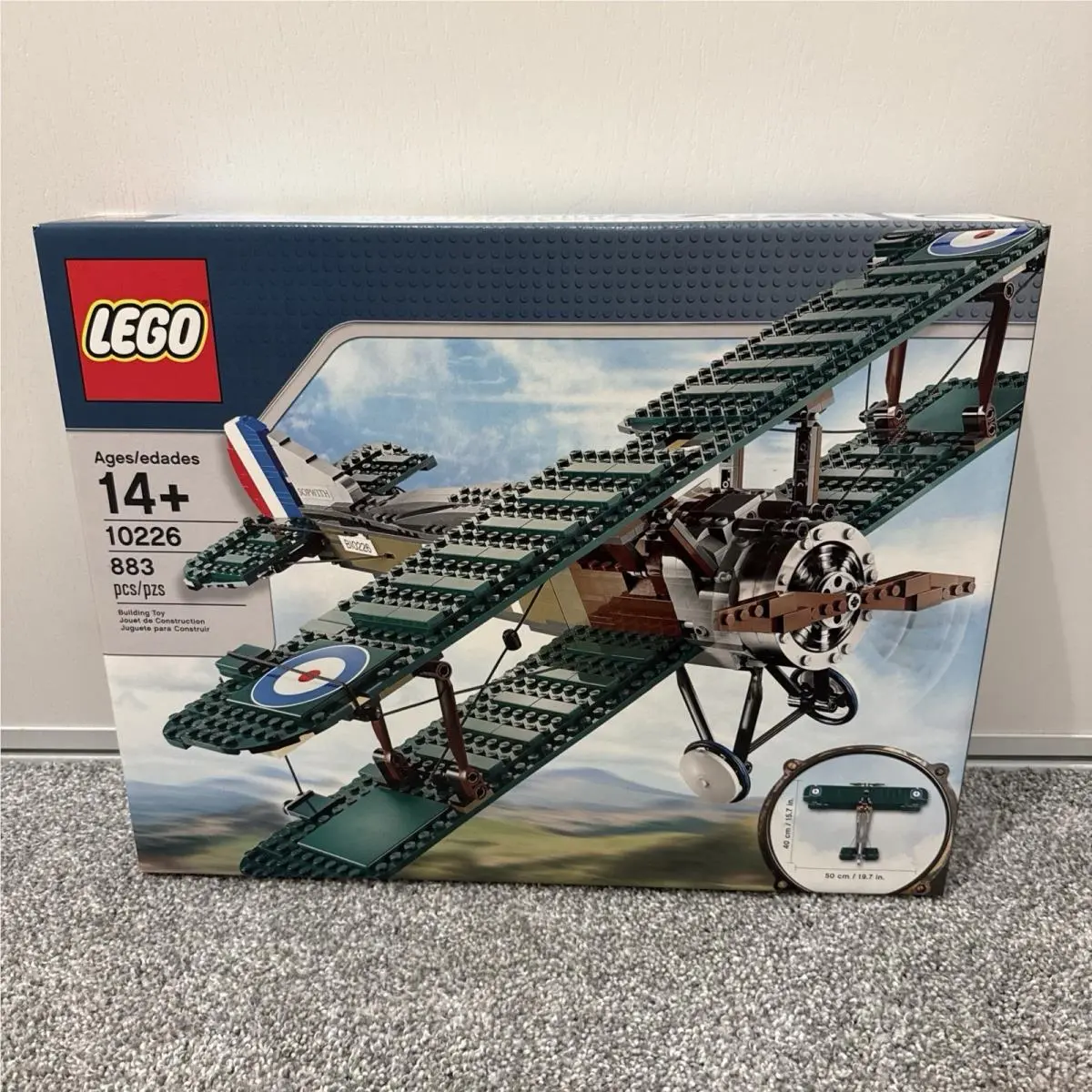Lego Creator 10226 Sopwith Camel British World War Fighter Plane Building Set