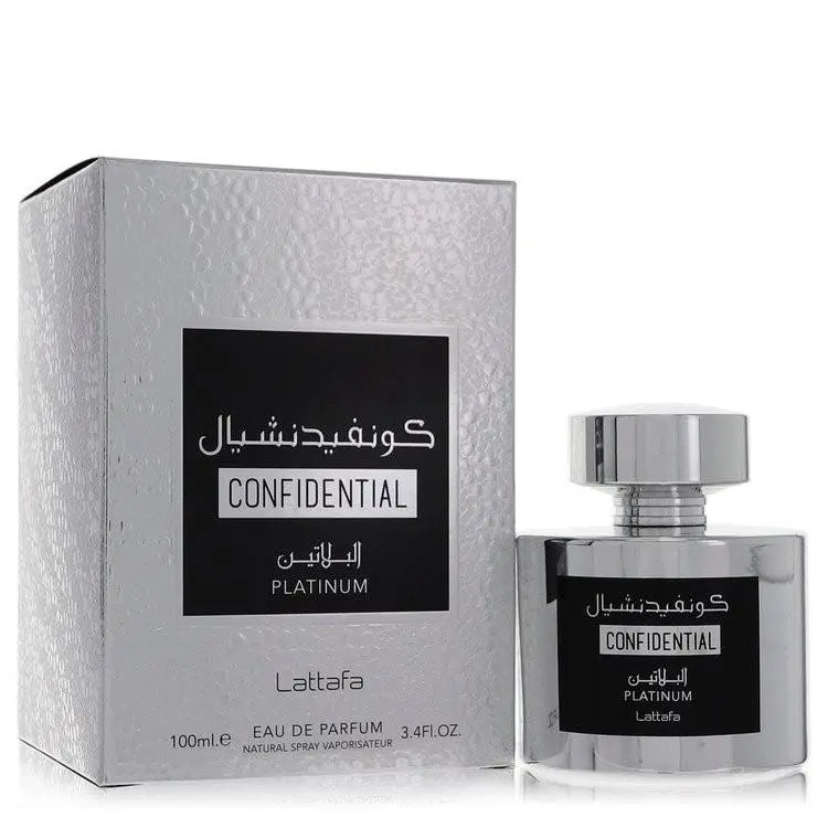 Lattafa Confidential Platinum Lattafa Edp 3.4 oz / e 100 ml