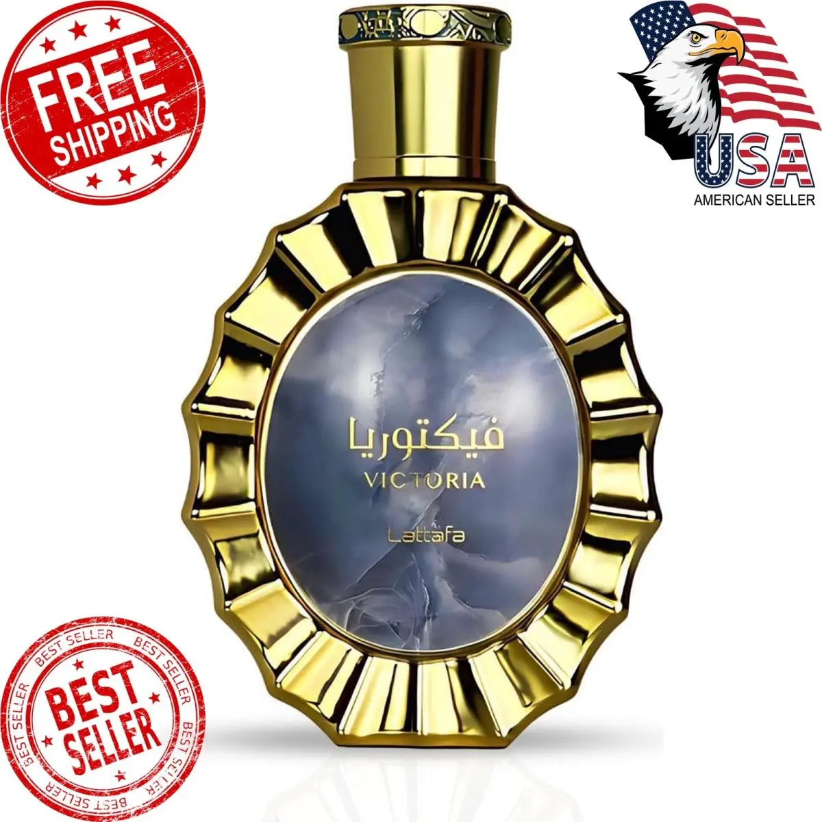 Lattafa Victoria Eau de Parfum Spray 3.4 oz