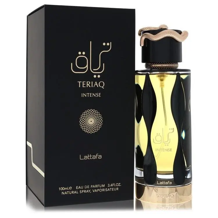 Lattafa Teriaq Intense 3.4 oz 100 ml Eau de Parfum Edp Spray Cologne For Men