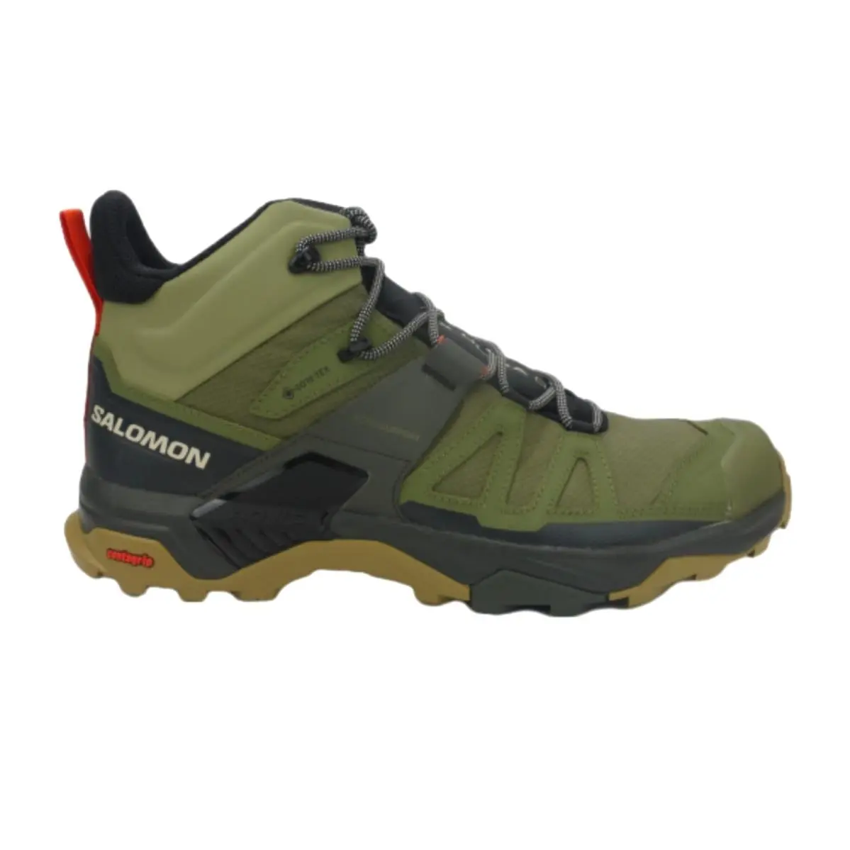 Salomon X Ultra 4 Mid Gtx Men`s Stargazer Deep Lichen Green Peat Kelp US 11.5