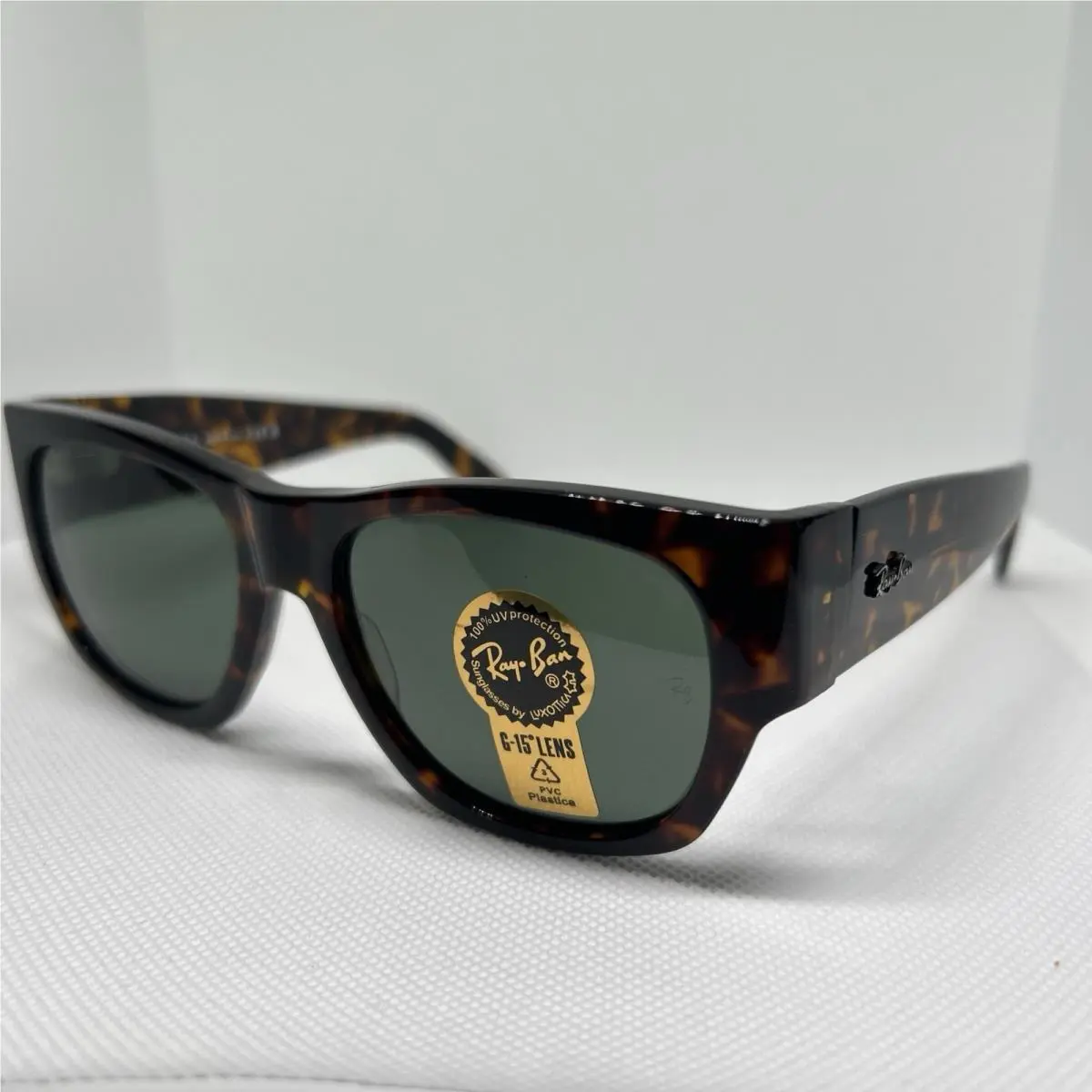 Ray-ban Nomad Dark Green Lens Havana Frame Unisex Sunglasses RB2187 902/31 54-17