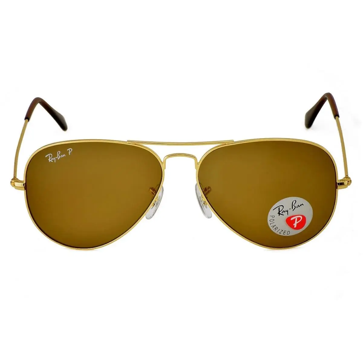 Ray-ban Sunglasses RB3025 Aviator Classic Gold Frame Polarized Brown Lens 58mm