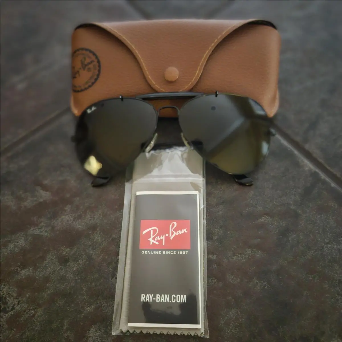 Ray Ban Outdoorsman II RB3029 3029 Black G15 Glass Lens Size 62/14