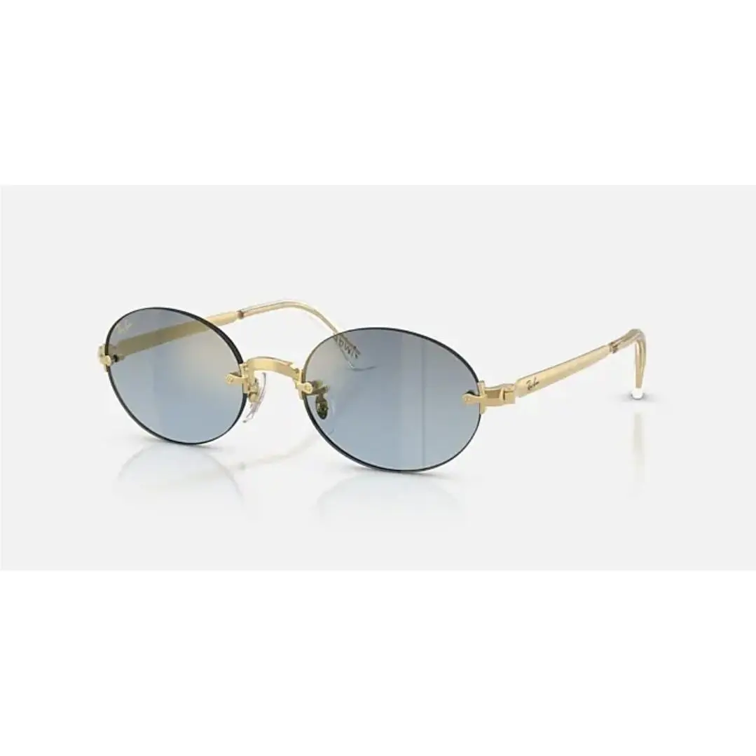 Ray-ban A$ap RB3929 Gold Shine Blue Gold Mirror Sunglasses