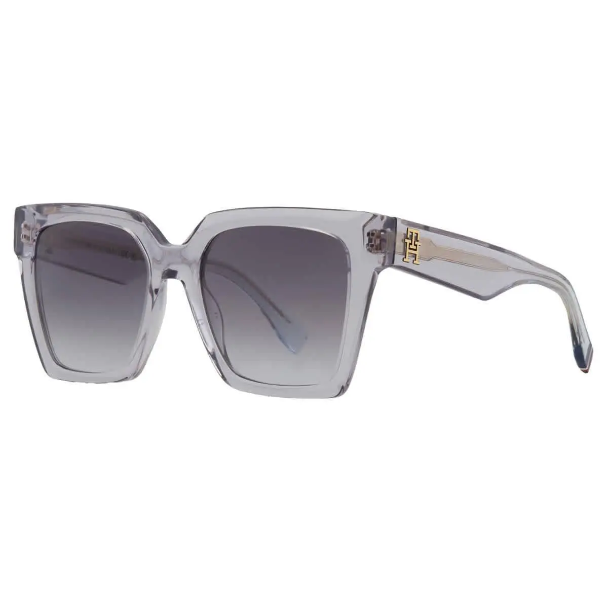 Tommy Hilfiger Grey Azure Square Ladies Sunglasses TH 2100/S 0KB7/GB 53