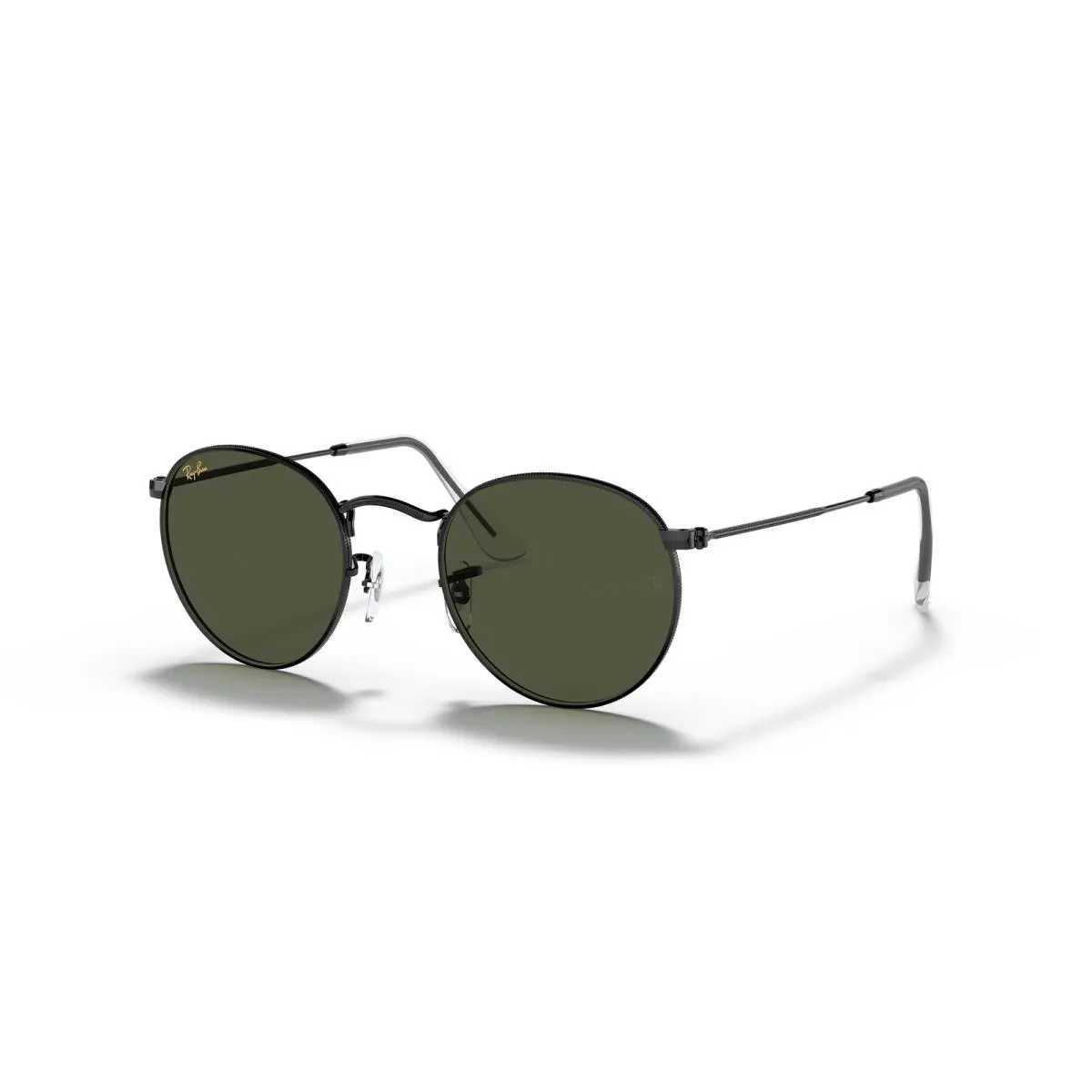 Ray-ban Round Metal Legend Black/G-15 Green 53 mm Sunglasses RB3447 919931 53-21