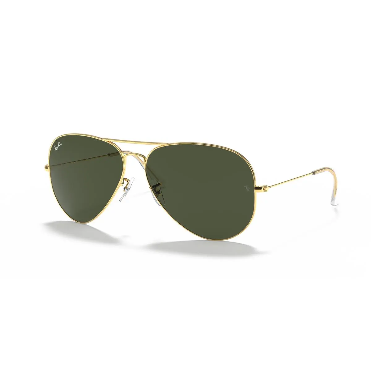 Ray-ban Aviator Large Metal II Polished Arista Gold/G-15 Green 62 mm Sunglasses